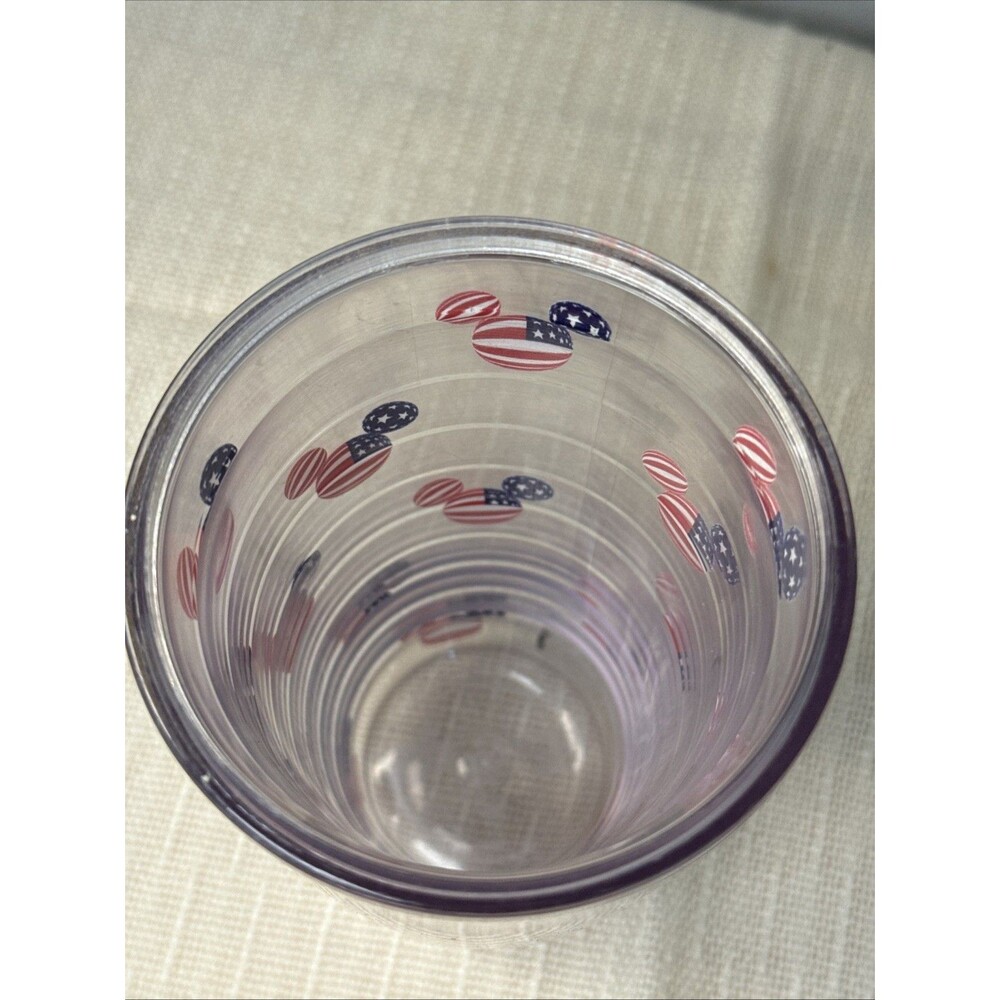 Disney Parks Epcot World Showcase 16oz Tumbler Tervis Mickey Patriotic Ears - Picture 4 of 7